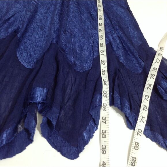 Komarov Blue Sleeveless Embellished Midi Dress Size XS - Picture 5 of 8